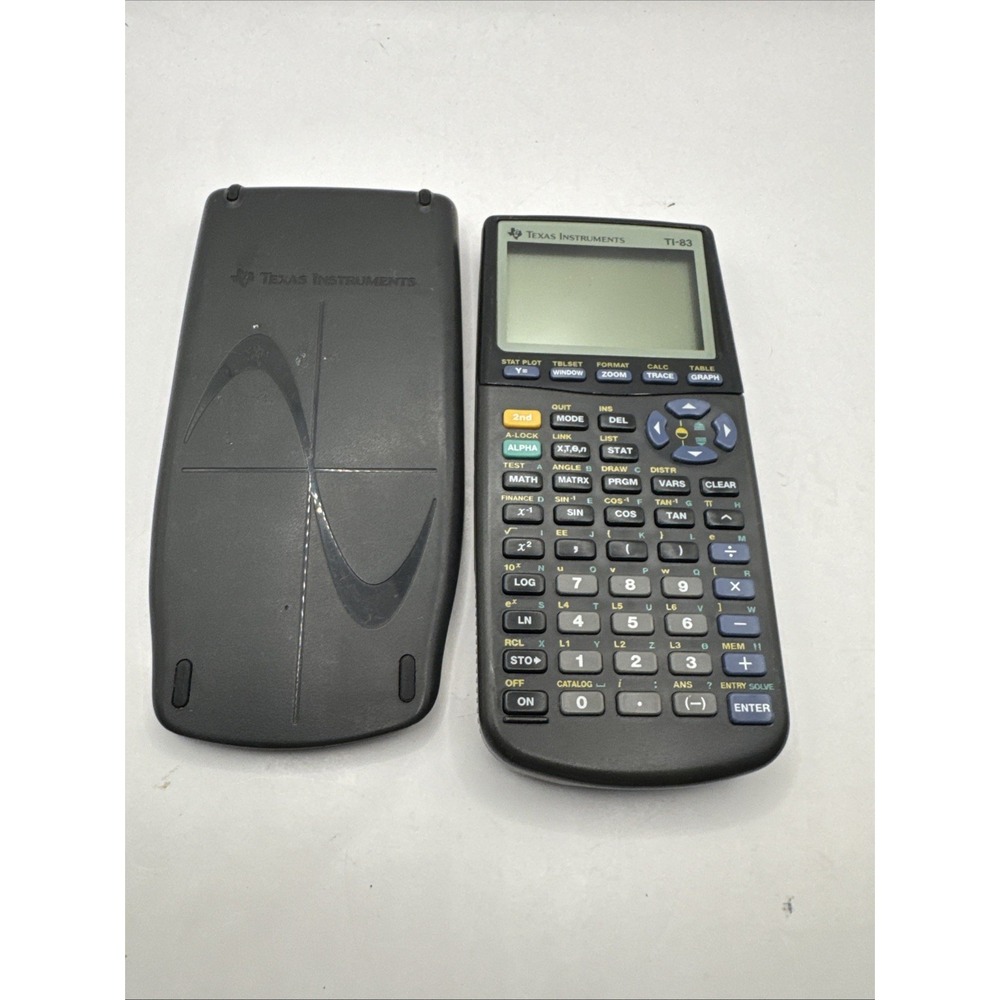 Texas Instruments TI-83 Plus Graphing Calculator Black‎ - Tested and Working